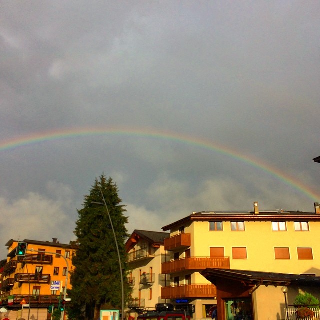 #aprica #valtellina #rainbow #valcamonica #mountain #waltellina