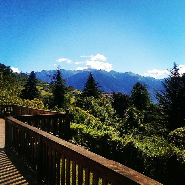#Valcamonica #Borno #holiday #happygirl #terrazza #fromhome #mountains #sky #clouds