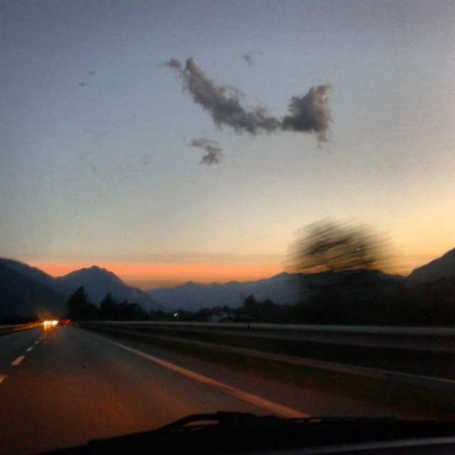 #tramonto in #vallecamonica #senzafiltro