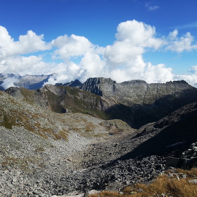 The sound of silence… #mountain #mountains #mountaineering #vallecamonica #blumone #lombardia #brescia #rocks #clouds #sky #silence #nature #valley #wondeful #peace #loveit #italy