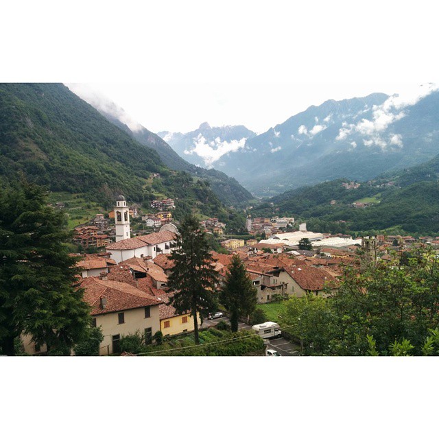 #Panorama #mountains #morning #malegno #vallecamonica #Brescia #clouds