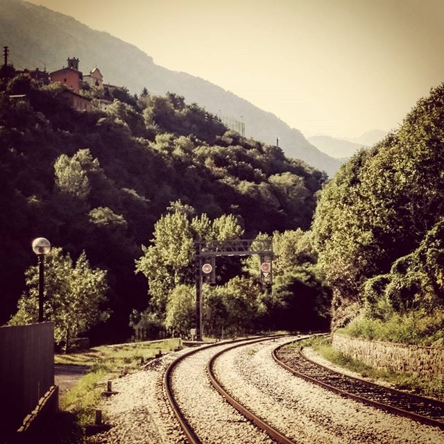 #valcamonica #ferrovia #binari #ferrovienordmilano #bresciaedolo #railway #bytrain #segnaledispostoaviaimpedita #curva #railaddiction #aln668