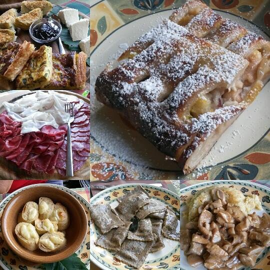 Pranzo dedicato alle leccornie comune!! 🌰🌳 #valcamonica #ilcastagnolo #castagne #grandeabbuffata