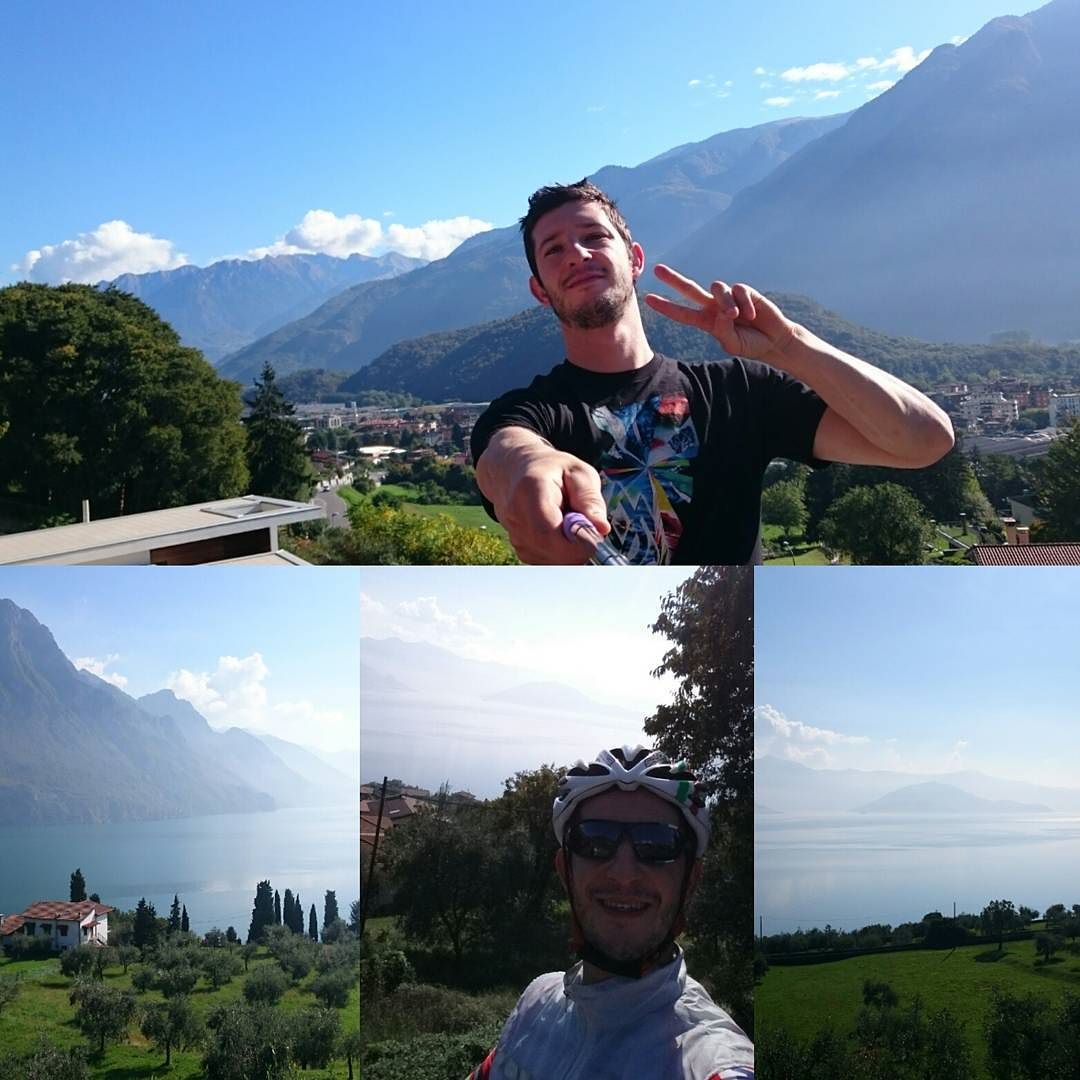 Un giorno in #valcamonica #ottobre 😂😂😂 #bici #sole one day in valcamonica #camonicavalley #bike #sun #October #training #relaxing