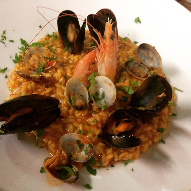 #risotto #vialone #nano ai #frutti di #mare #cozze #gamberi #vongole #Esine #vallecamonica @cala_rossa #nolimts