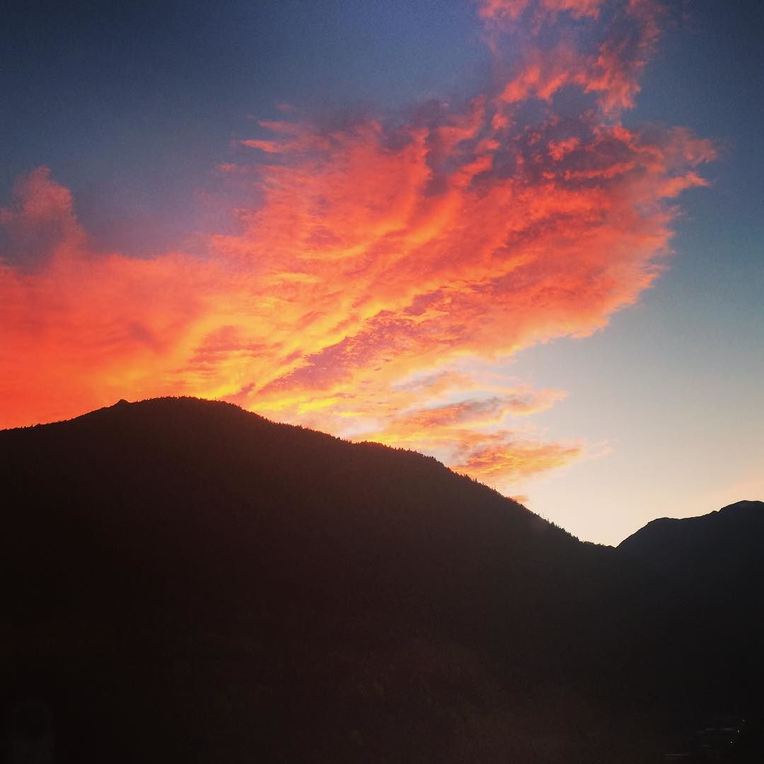 #sunset #italy #valcamonica #autumn