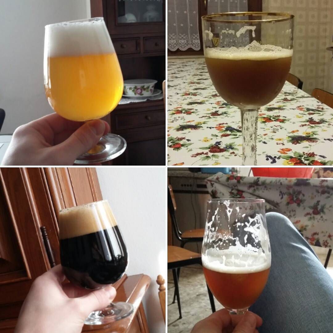 …my brews… #sonico #valcamonica #italia #pils #pilsner #hop #malt #craftbeer #birra #luppolo #homebrewing #creations #drink #beerporn #beer #instataste #instabeer #instagood #instadaily #happiness #stout #ipa #belgianale #goldenale