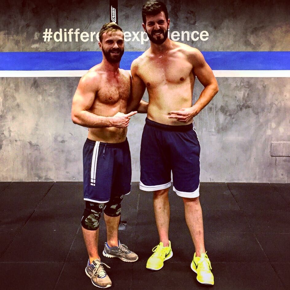 WOD with my “DAGA” @federico_belingheri #motoslitta#crossfit#fitness#healt#strong#stayfit#MC#SportLab#vallecamonica#best#family#barbell#kettlebell#goodAss#ghirisport#personaltrainer#pushup