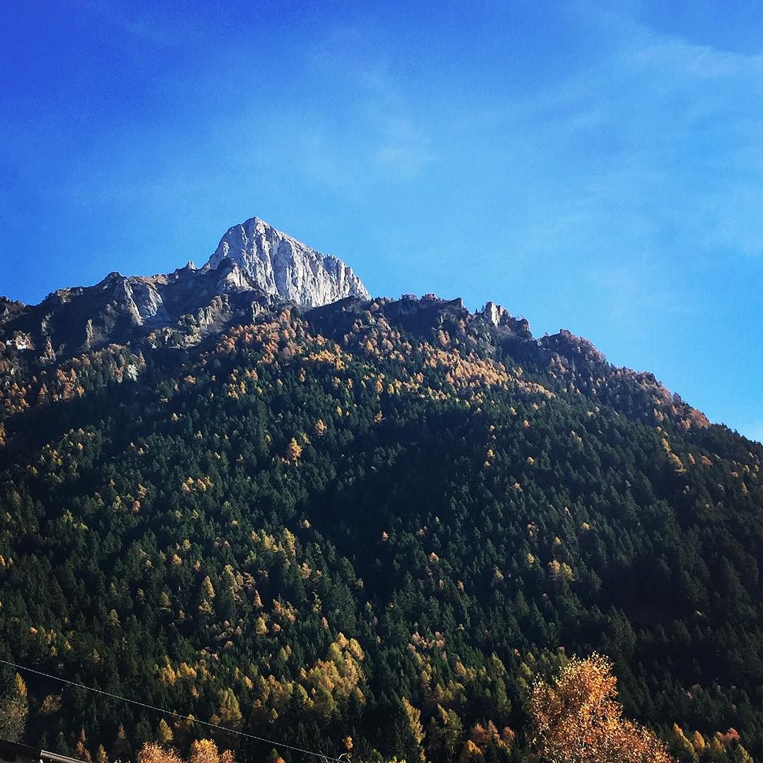 Pizzo Badile #vallecamonica #autumnweather #autunno #red&yellow