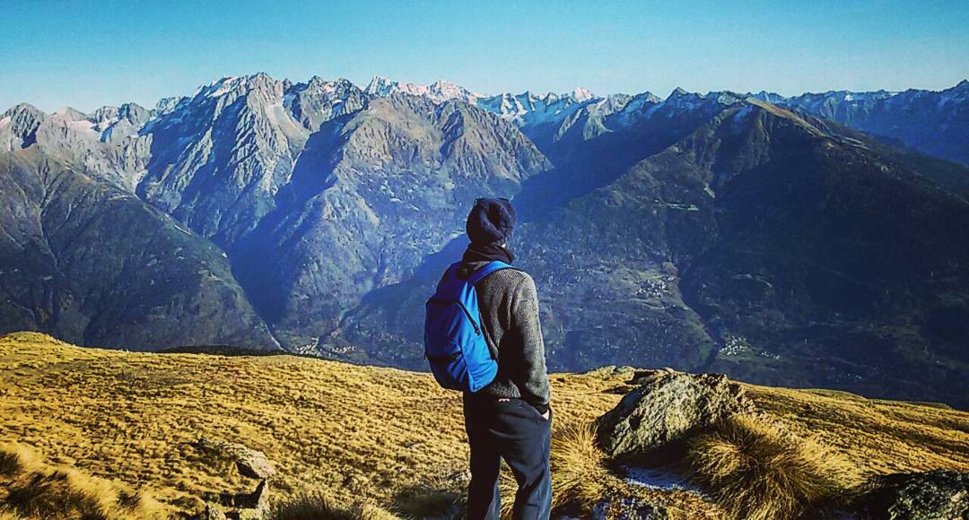 Dalla cima del piz tri (valcamonica)