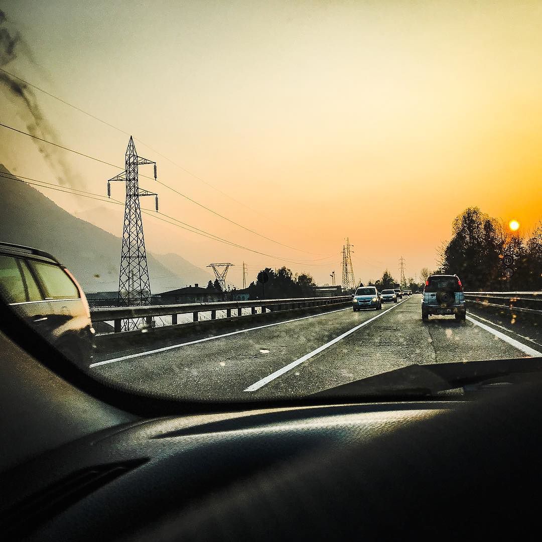 #valcamonica #tramonto #fiatpunto #lovethiscar