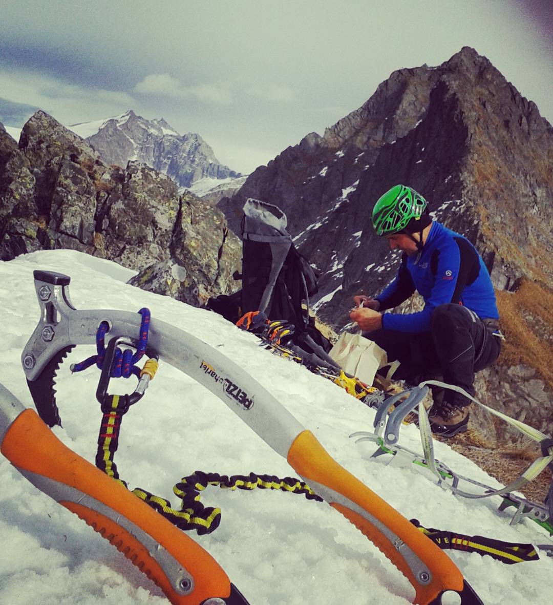 #alpinism #canaleteobaldo #montefoppa #valleadame #valcamonica #snow #ice #mountain #winter