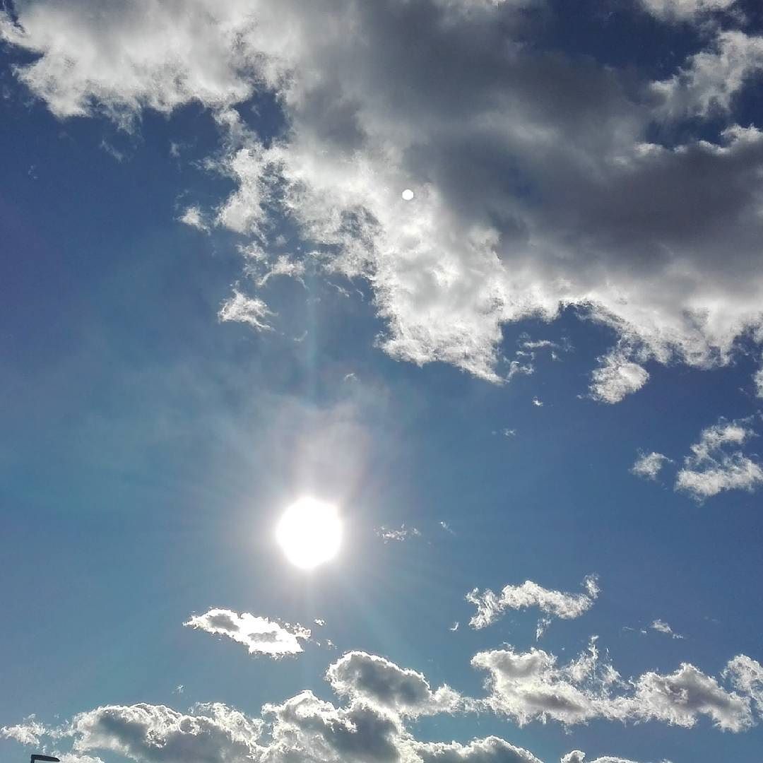 #BlueSky #Sun #WhiteClouds #WinterTime #beautiful #vallecamonica #valgrigna